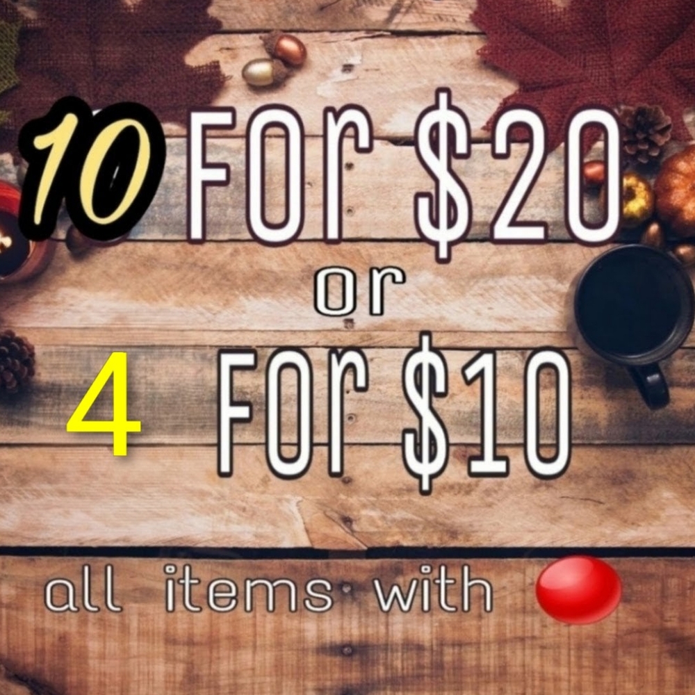 🎊🎉⚠️🔴 4 × $10 or 10 x $20 🔴⚠️🎉🎊